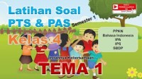Image of Latihan Soal PTS PAS Semester 1 Kelas 4 Tema 1 Indahnya Kebersamaan