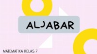Image of Aljabar : Matematika SMP Kelas 7 SMP