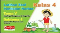 Image of Latihan Soal Penilaian Harian (PH) Kelas 4 Tema 7 Subtema 1