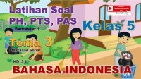 Image of Bahasa Indonesia Kelas 5 Tema 3 - Latihan Soal PH PTS PAS Semester 1