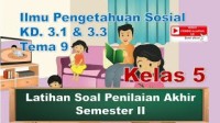 Image of IPS Kelas 5 Tema 9 - Latihan Soal PAS Semester 2