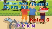 Image of PPKN Kelas 6 Tema 3 - Latihan Soal PH PTS PAS Semester 1