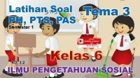 Image of IPS Kelas 6 Tema 3 - Latihan Soal PH PTS PAS Semester 1
