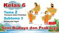 Image of SBDP Kelas 6 Tema 2 Subtema 3 - Pola Lantai dan Gerakan Tari Merak