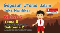 Image of Gagasan Utama Teks Nonfiksi / Bahasa Indonesia Kelas 6 Tema 6 Subtema 2
